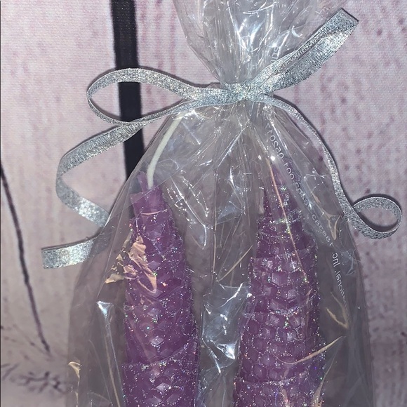 2 Beeswax Rolled Glitter Candles Prayer Ritual - Picture 9 of 9